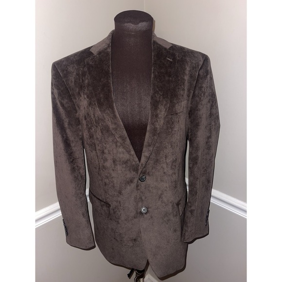 Chaps Brown Corduroy Blazer Sports Coat Suit Jacket Sz 40R NEW